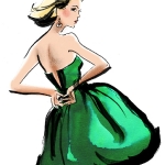 green-dress